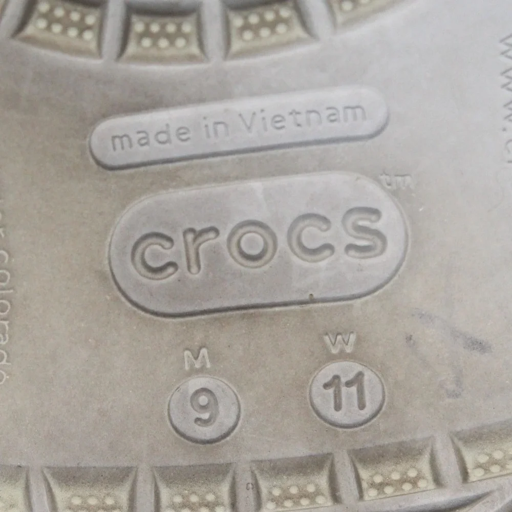 Crocs Crocband Splash Graphic‎ Clogs Lime Green Black White Mens 9 Womens 11